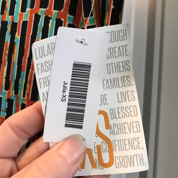 Lularoe XS Julia NWT - Picture 3 of 3